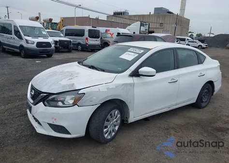 2017 Nissan Sentra S/Sv/Sr/Sl z USA, uszkodzony, nr VIN 3N1AB7AP1HY240083